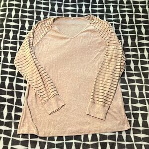 Long Sleeve Top w/ sheer arm details